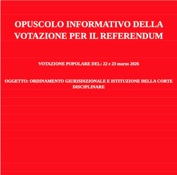 Opuscolo referendario 